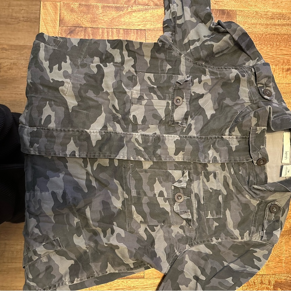 Kersh Gray Camouflage Jacket